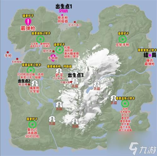 森林之子地图全图攻略 最新版本地图位置一览