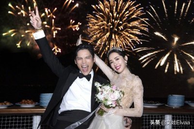 ​郭碧婷向佐结婚婚纱合辑，每套廉价又影楼风，看完真一件都买不起