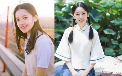 ​周也张婧仪长得一模一样两人什么关系姐妹吗？周也和张婧仪对比照