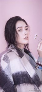 珍藏高清壁纸|齿白唇红,五官完美的郭碧婷