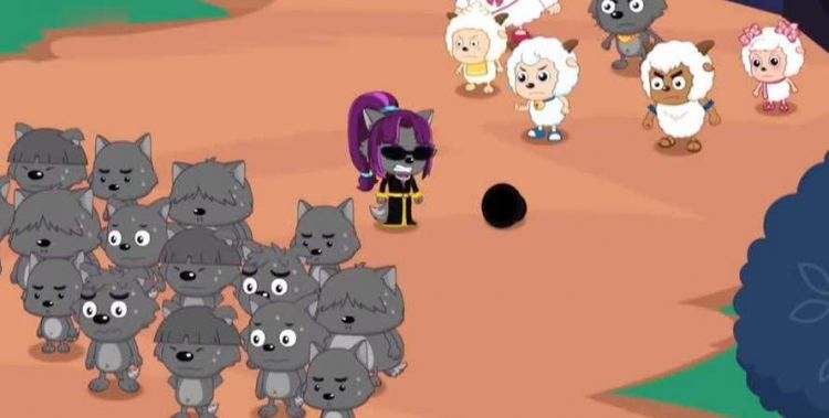 喜羊羊和灰太狼在决战四时代的结局是怎么回来的