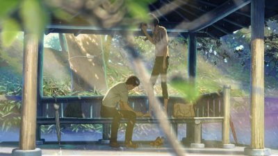 ​一组言叶之庭高清壁纸，新海诚的唯美画面，治愈孤寂