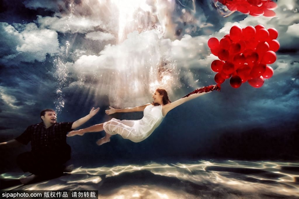 别出心裁的甜蜜情侣照 画面超唯美不拍就OUT啦