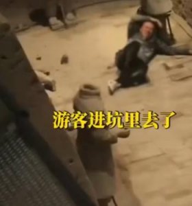 男子竟跳进兵马俑坑,这波操作让人直呼 “栓 Q”