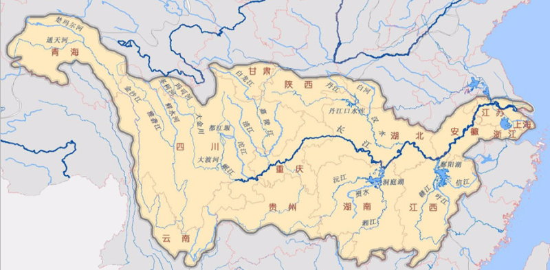 长江流域地图路线全图(长江,先流经西藏还是四川?) 长江流域地图路线全图(长江,先流经西藏还是四川?)