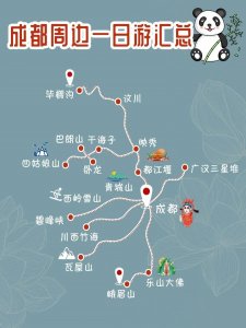 成都周边一日游路线推荐