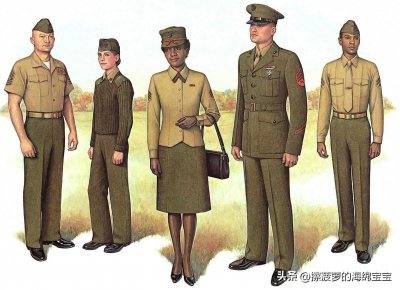 美国海军陆战队军服,穿最华丽的制服,干最脏累的活