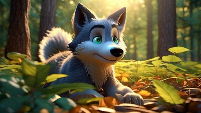 儿童睡前童话故事《大灰狼》安徒生童话故事