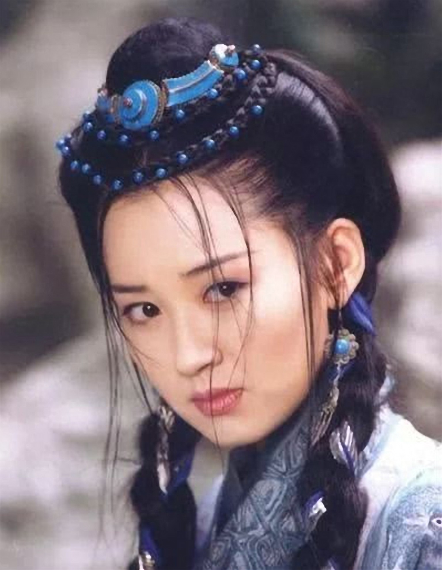 金庸笔下女影星怀旧图集(2):96版《笑傲江湖》梁佩玲的美照