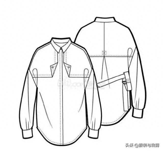 12款时尚服装设计手绘图