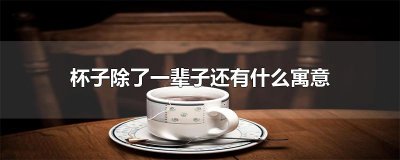 杯子除了一辈子还有什么寓意