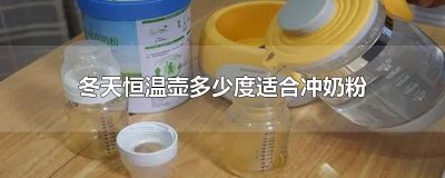 ​冬天恒温壶多少度适合冲奶粉