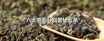 六大茶系分别是 有几大茶系