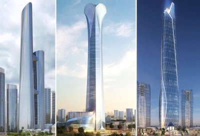 武汉九座400米以上摩天大楼